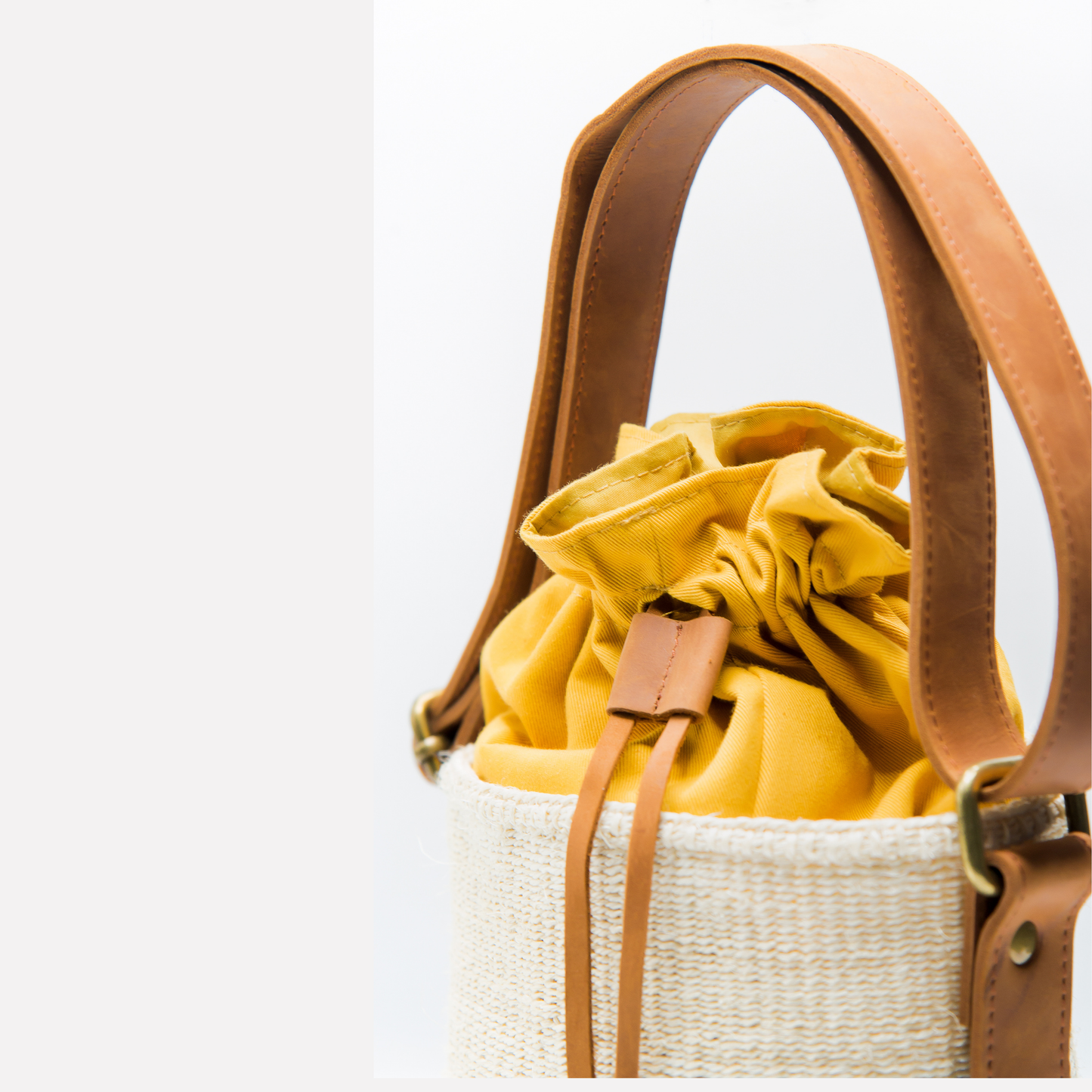 Wahura Bucket Bag- Mustard