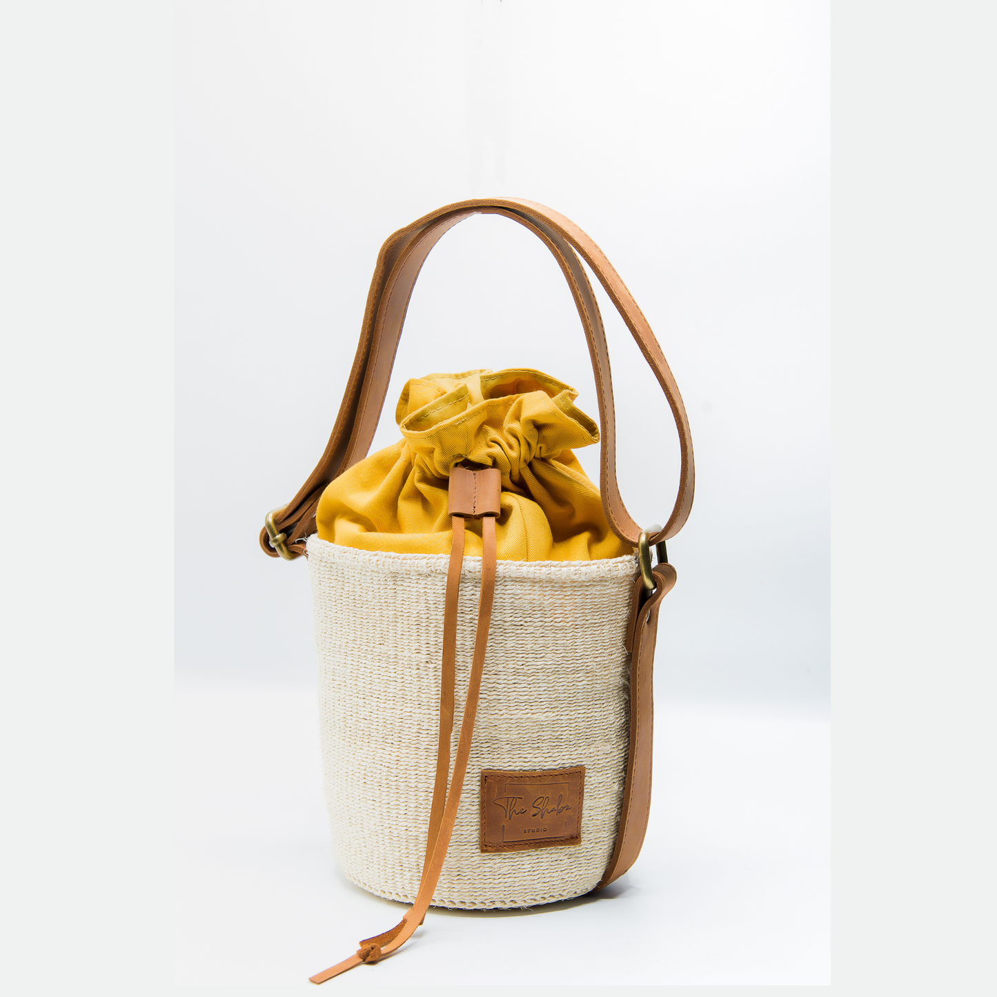 Mustard Wahura Bucket Bag