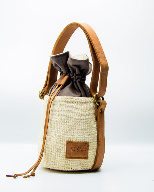 Taupe Wahura Bucket Bag